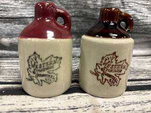 lot 251 image: Western Stoneware Mini Crock Jug Monmouth IL Vintage Bottle (times the money)