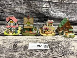lot 266 image: 4-1997 miniature decor, houses