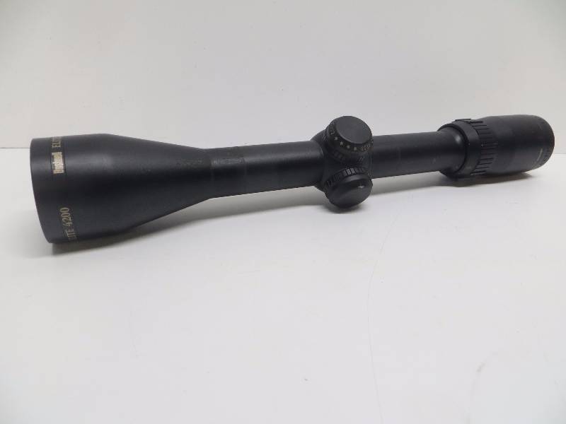 lot 2078 image: Bushnell Elite 4200 Rifle Scope 3-9x 40mm Multi-X Reticle Matte