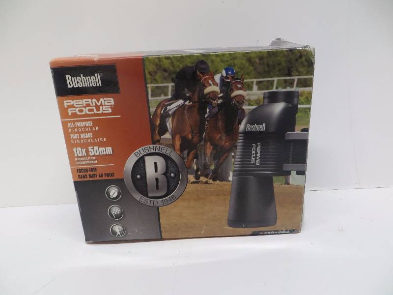 lot 2147 image: Bushnell Permafocus 10X50 Binoculars 175010