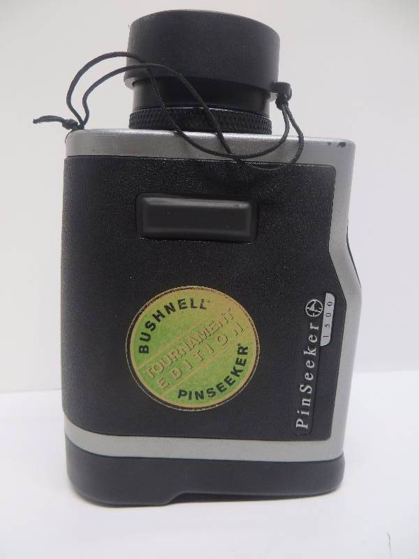 lot 2260 image: Bushnell PINSEEKER 1500 Slope Edition 7x26 Laser Rangefinder - Waterproof