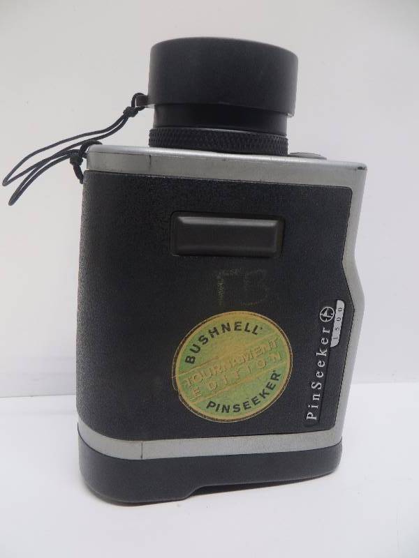 lot 2261 image: Bushnell PINSEEKER 1500 Slope Edition 7x26 Laser Rangefinder - Waterproof