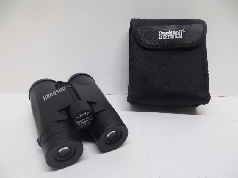 lot 2136 image: Bushnell 12x42 mm Waterproof Binoculars