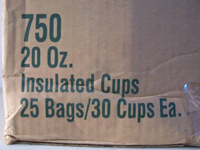 lot 488 image: 20 oz hot cups