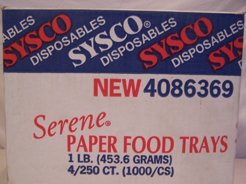 lot 456E image: 1 case food trays