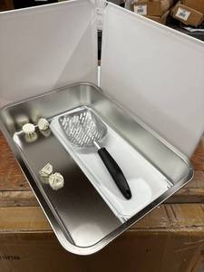 lot 14432 image: Splash Guard and Serving Pan