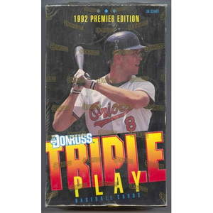 lot 14442 image: 1992 Donruss Premier Edition Triple Play Baseball Box