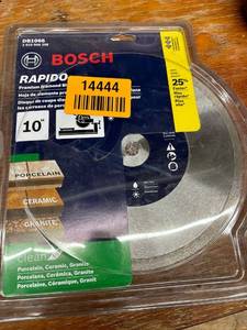 lot 14444 image: BOSCH Diamond Saw Blade,WetDry Cutting Type DB1066