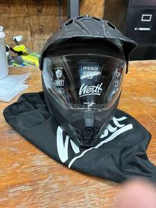 lot 14448 image: Westt Motorcycle Helmet Large