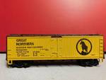 Great Northern Western Fruit Express Advertisement Box Car.