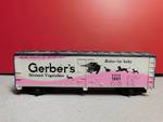 Tyco Brand Scale Model Gerber's Strained Vegetables Advertisement Train Boxcar.