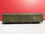 Scale Model Great Northern Express Train Boxcar.