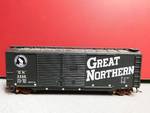 Scale Model Great Northern Railway Train Boxcar.