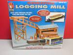 Like-Like Ho Scale Train Operating Logging Mill Kit w/ Log Dump Car #8311 in Original Box.