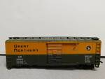 A.L.M. HO Scale Model Great Northern 27024 Train Boxcar.