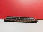 HO Scale Southern Pacific 30259 Chained Cargo Flat Traincar.