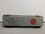 Life-Like HO Scale Swift SRLX 4218 Refrigerator Line Advertisement Train Boxcar. (Silver)