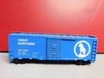 HO Scale Great Northern Railway 11374 Train Boxcar. (Blue)