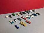 20 Piece HO Scale Toy Trucks and Cars and More.