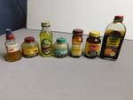 7 pc. Antique in Glass Containers Household Chemical Products. Carter's Clean Grip Rubber Cement & More.