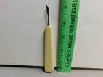 Authentic Antique French Ivory Medium Cuticle Manicure Tool.