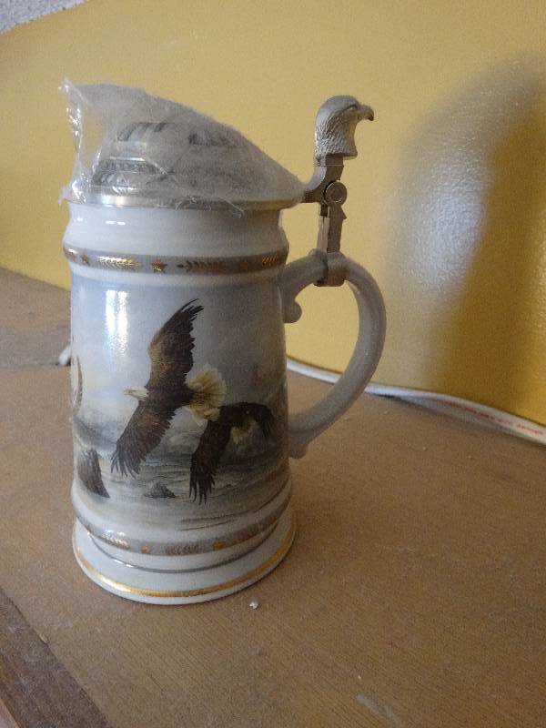 lot 671 image: From sea to shining sea beer stein