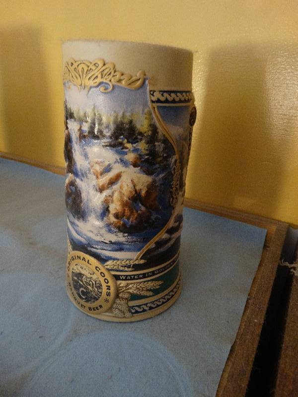 lot 689 image: Coors waterfall beer stein