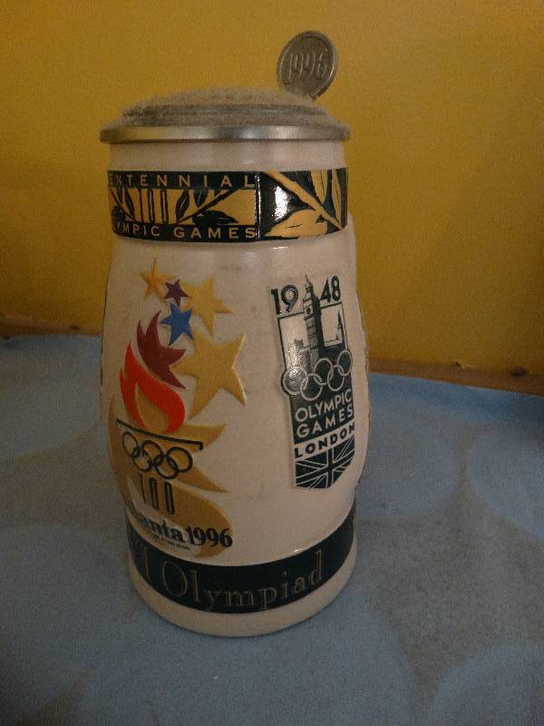 lot 707 image: 1996 Olympic games beer stein