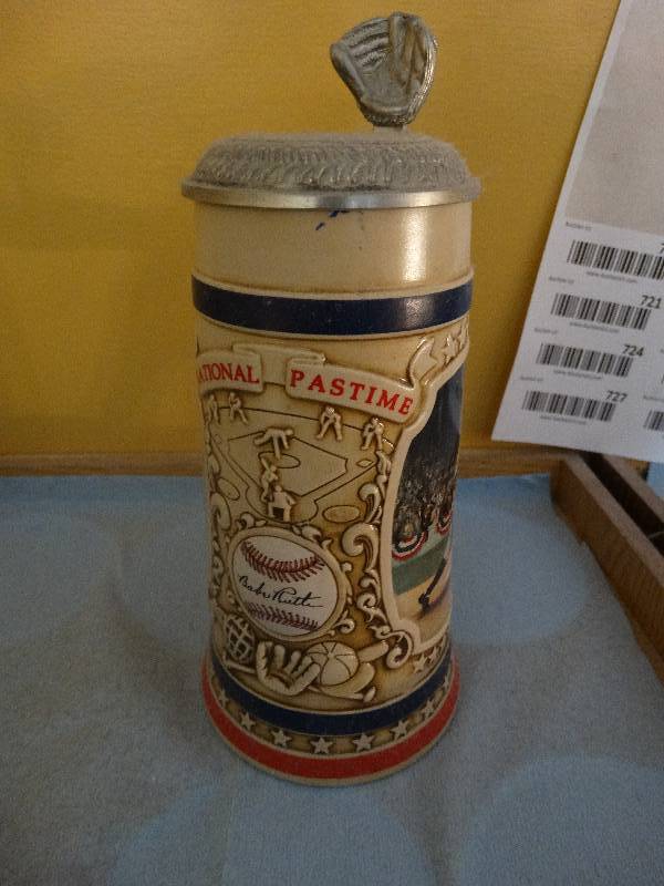 lot 718 image: Babe Ruth beer stein