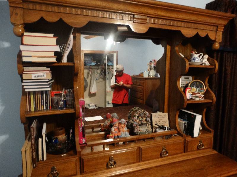 lot 756 image: Contents of dresser- Books, collectables, CDs, batteries, misc.