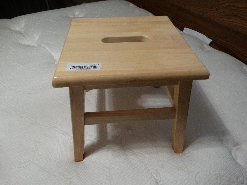 lot 767 image: Wood stool