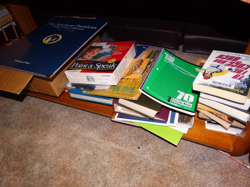 lot 838 image: Books - 2 Shelves included