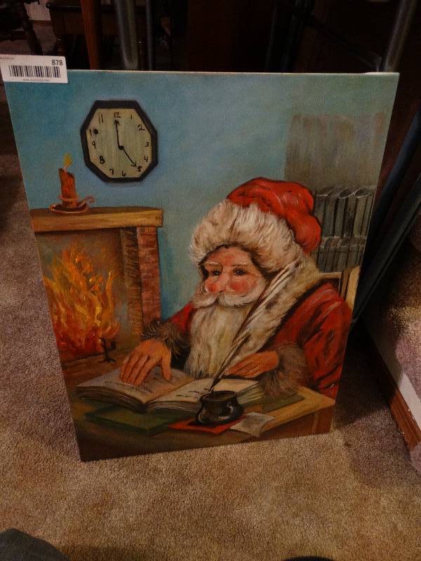 lot 878 image: Original Oil on Canvas