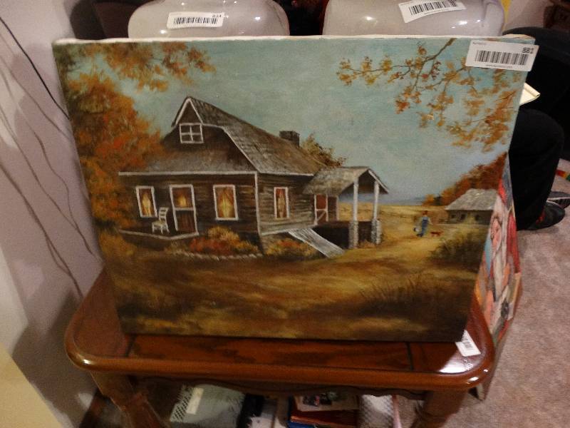 lot 881 image: Original Oil on Canvas