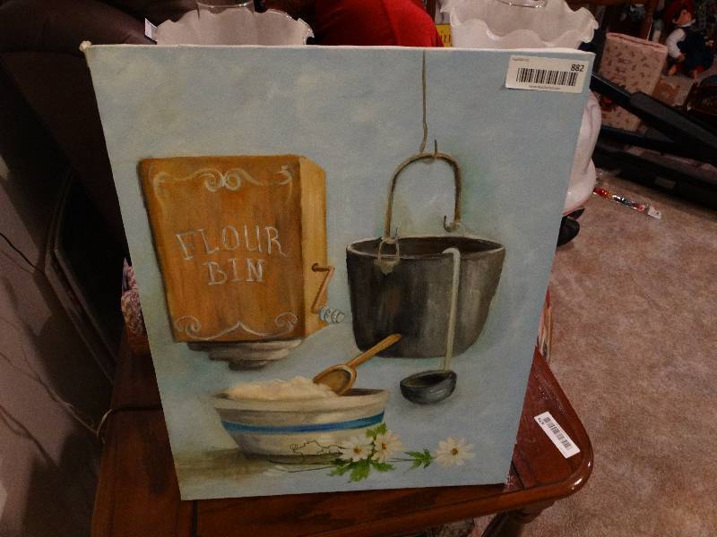 lot 882 image: Original Oil on Canvas