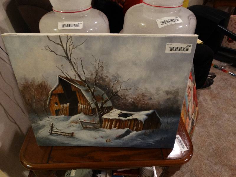 lot 888 image: Original Oil on Canvas