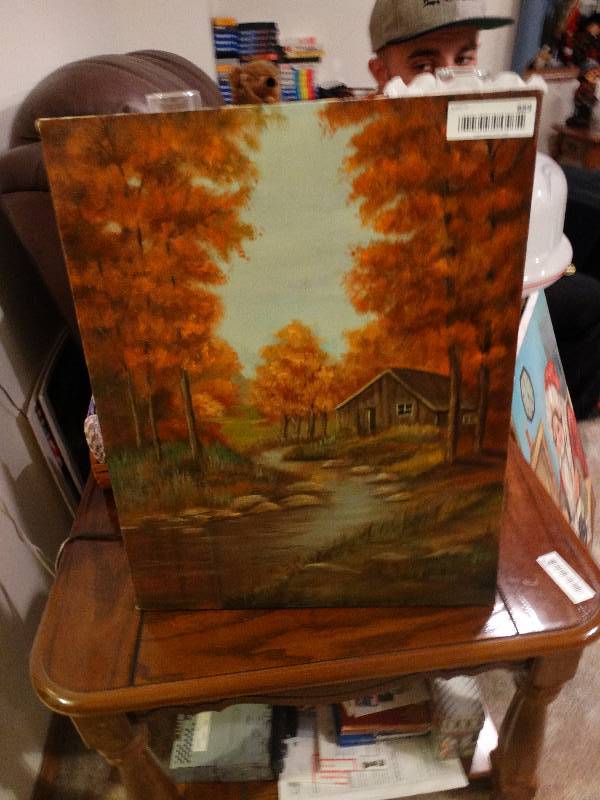 lot 889 image: Original Oil on Canvas