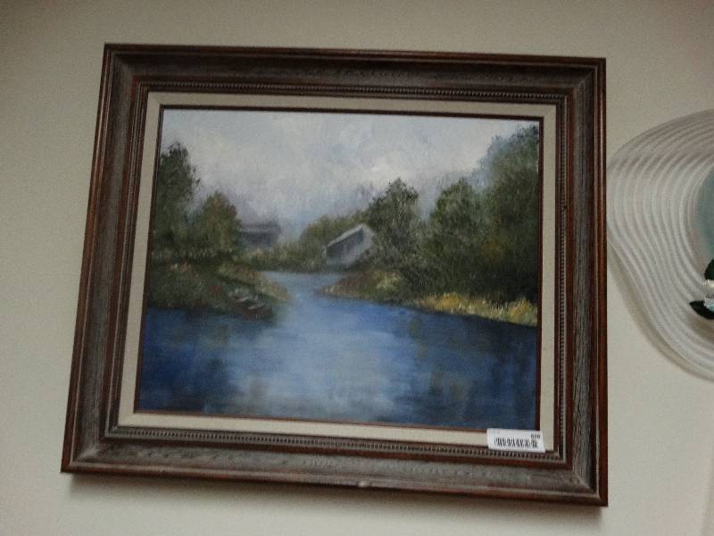 lot 898 image: Framed Original Oil on Canvas (signed)