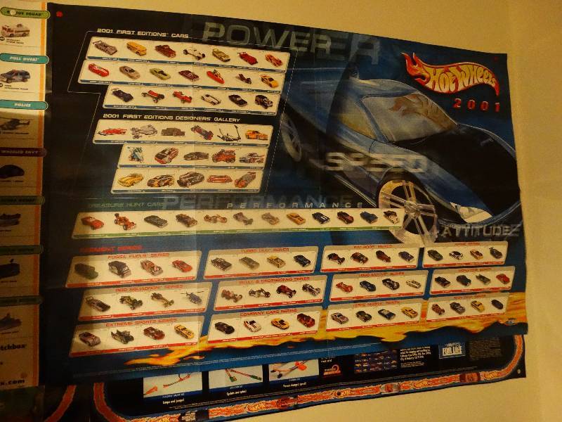 lot 925 image: Various Hot Wheels Posters