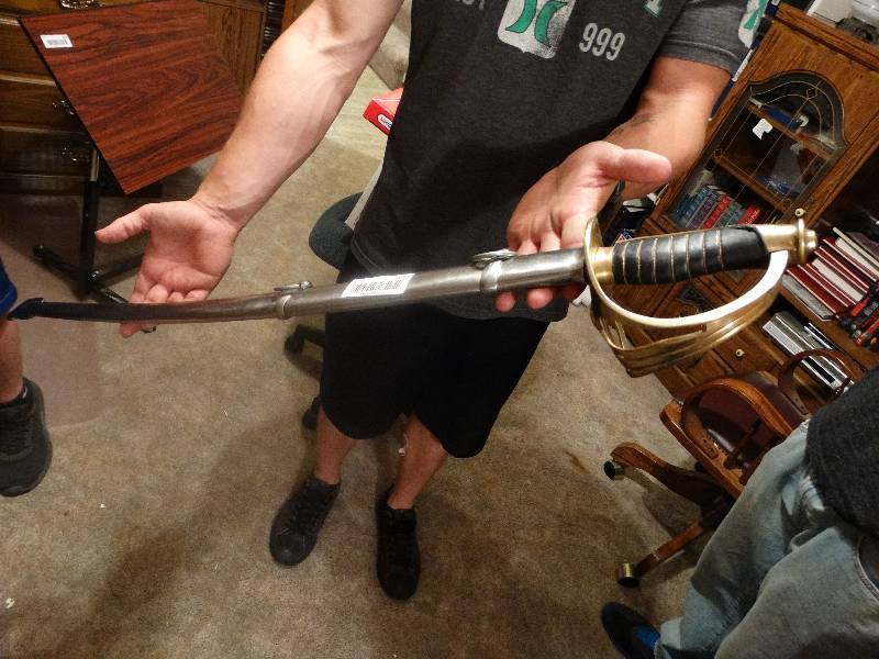 lot 937 image: Military Marine Style Sword