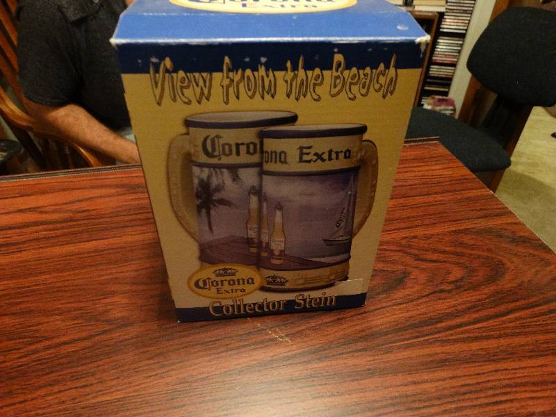 lot 961 image: Corona Beer Stein - in box