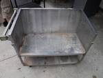 stainless steel cart with wheels