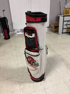 lot 1 image: Kansas City chiefs Golf bag,
