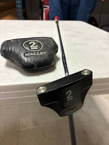 lot 8 image: Rife 2 bar mallet putter