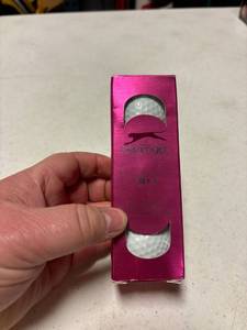 lot 16 image: 3- new slazenger raw distance golf balls