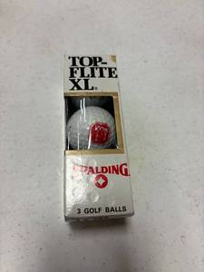 lot 66 image: 3-Spalding top flite xl Kansas City southern golf balls