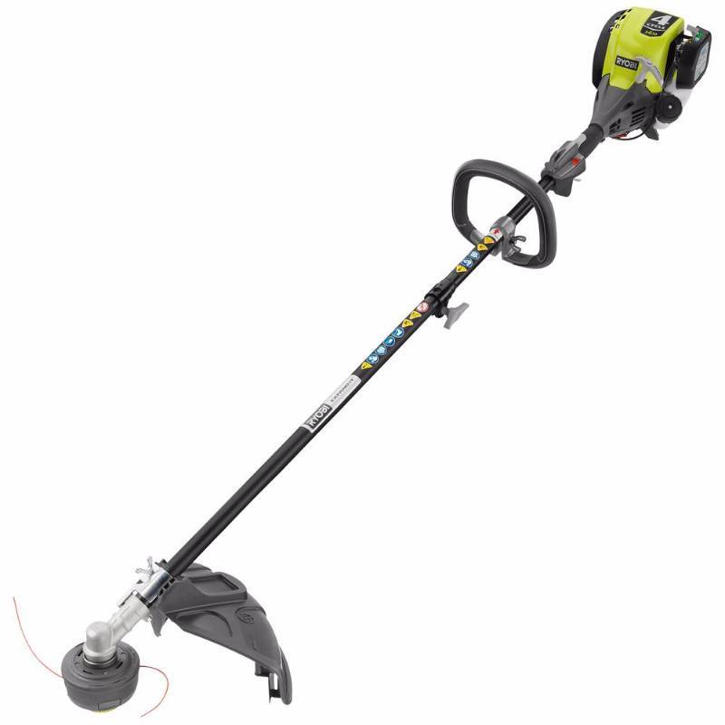 lot 7503 image: Ryobi 4-Cycle 30cc Attachment Capable Straight Shaft Gas Trimmer