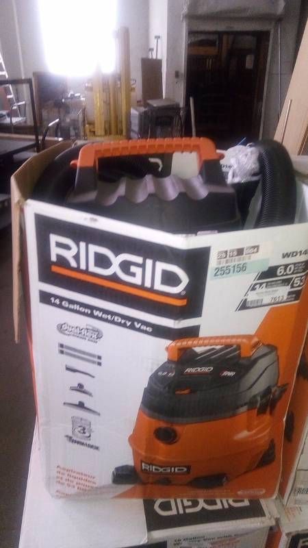 lot 7613 image: 14 Gallon 6 HP Pro WetDry Vacuum