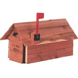 lot 7657 image: Solar Group CC2R0000 Cedar Wrap Mailbox
