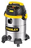 lot 7661 image: Stanley SL18016 6-Gallon 4.5 Peak Pro Stainless Steel Series Horsepower Wet or Dry Vacuum Cleaner